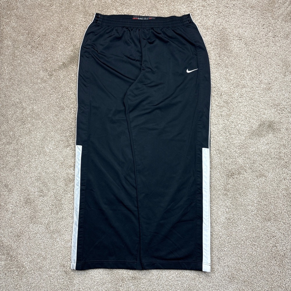 Vintage Y2K‎ Nike Basketball Snap Breakaway Pants Large